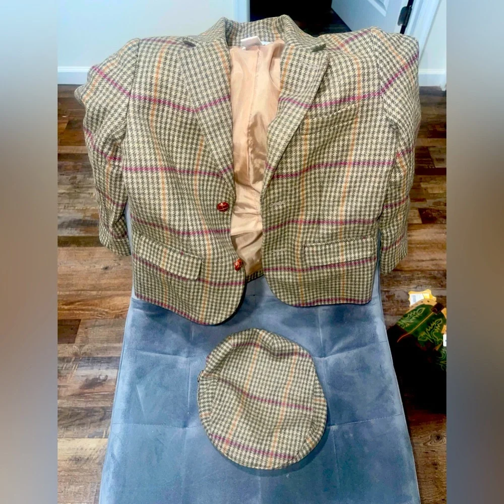 Janie and Jack Blazer and Hat set - Picture 2 of 4